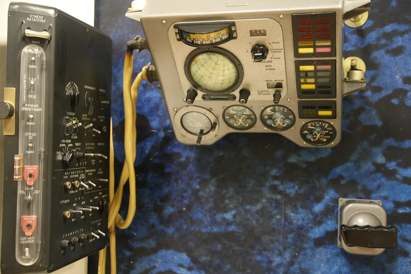 Vostok spacecraft cabin layout