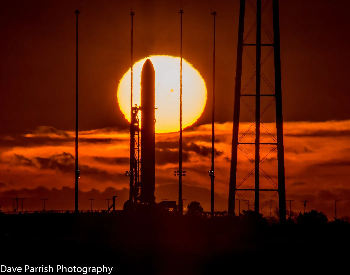 Antares and Sunspots at Sunrise