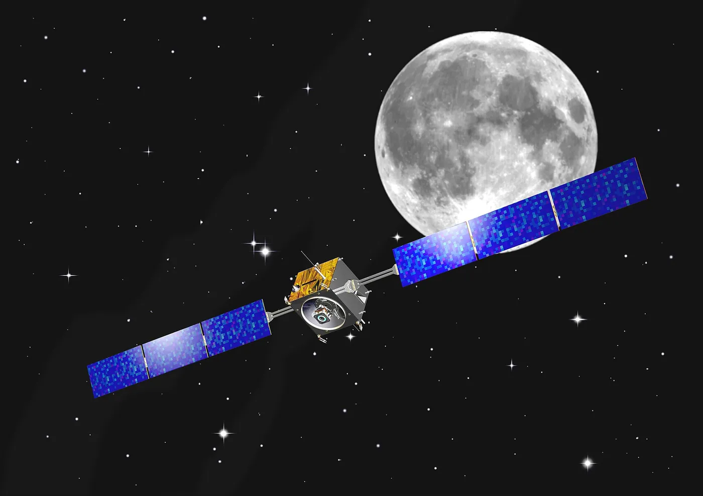 Artist's impression of the SMART 1 mission