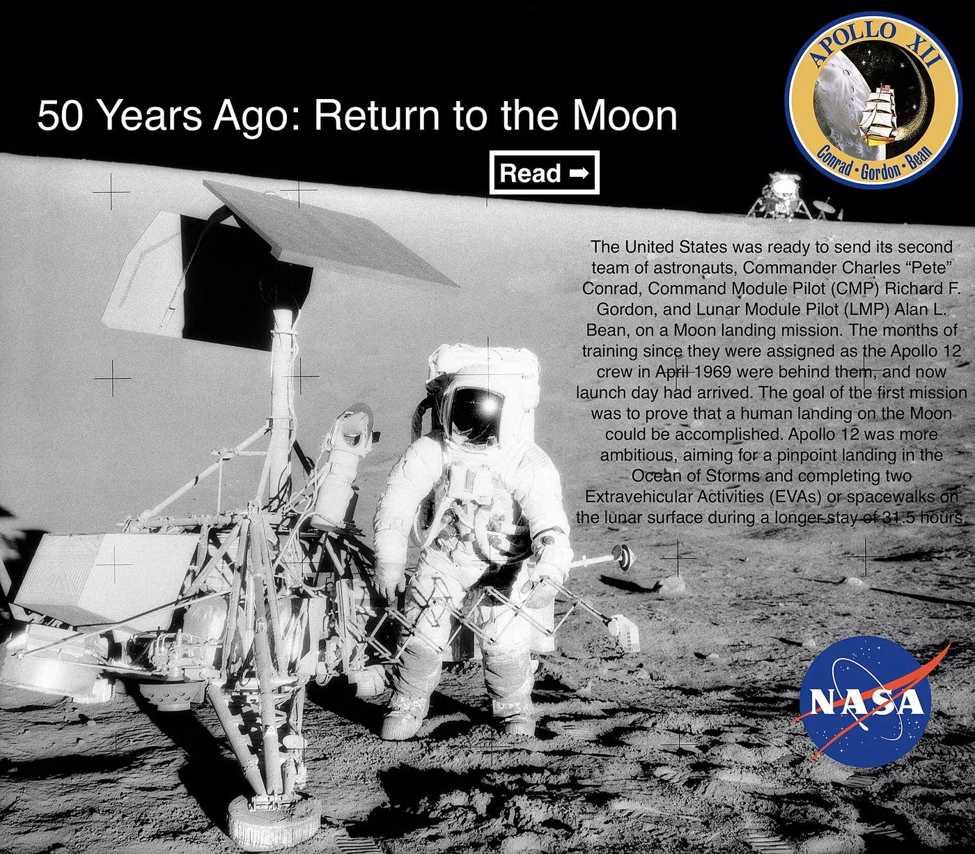 50 Years Ago: Return to the Moon advertisement