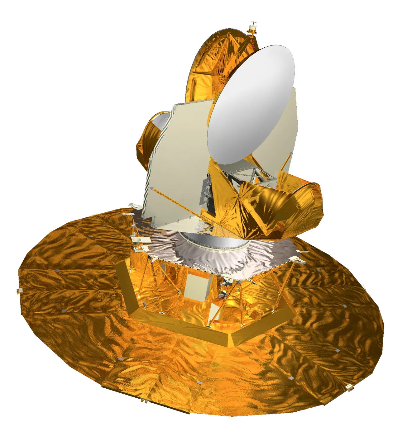 Image of the WMAP spacecraft with transparent background.