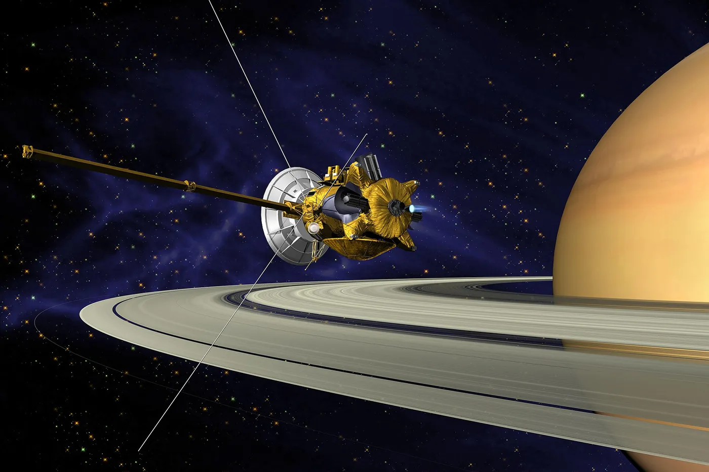 Cassini Saturn Orbit Insertion