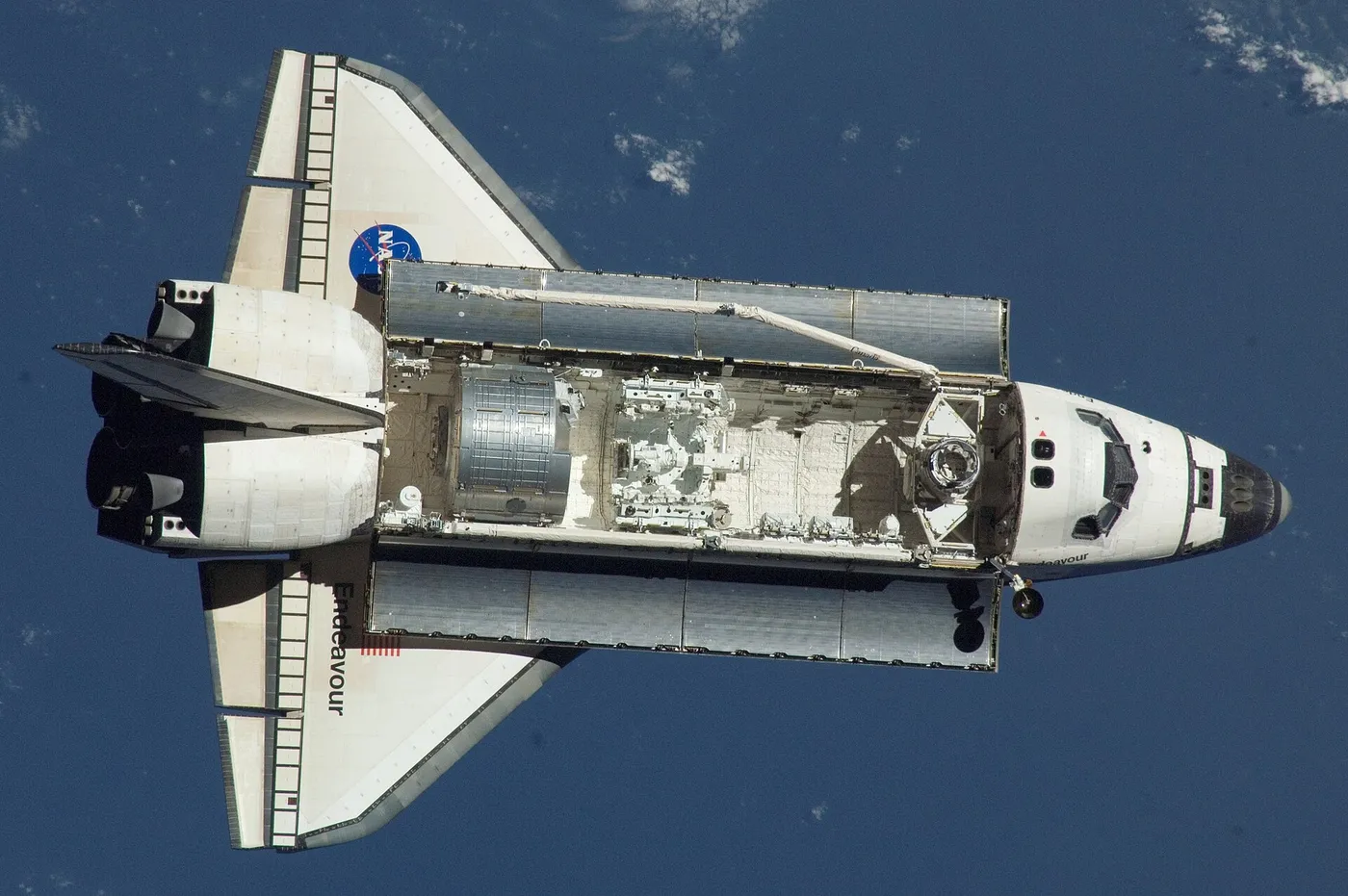 STS 123 Dextre&Kibo ELM PS in orbit