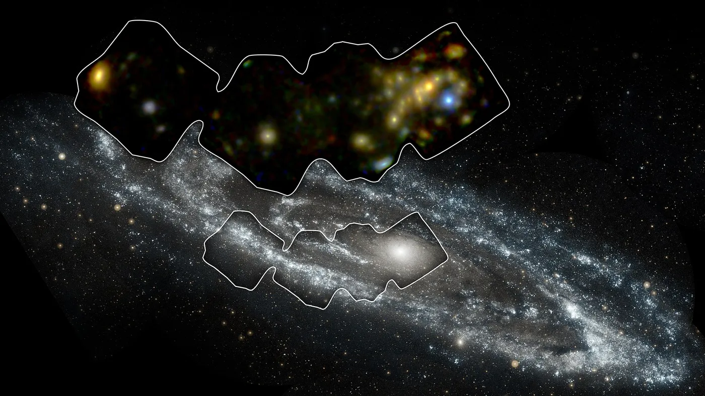 Andromeda in High Energy X rays, unannotated