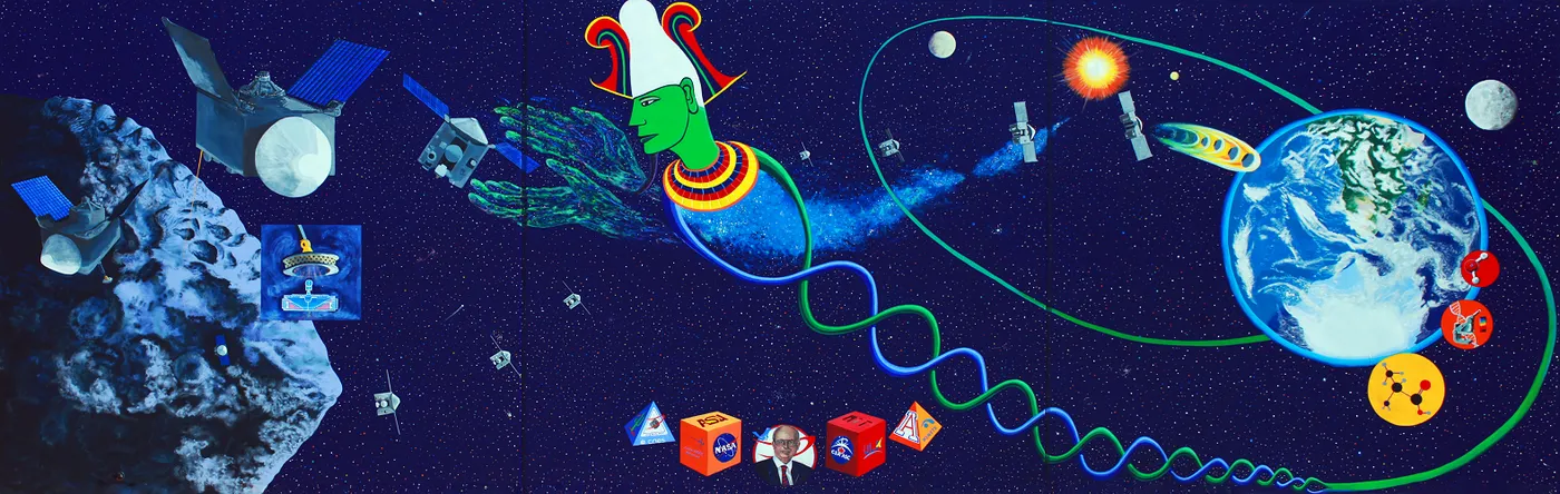 OSIRIS REx mural