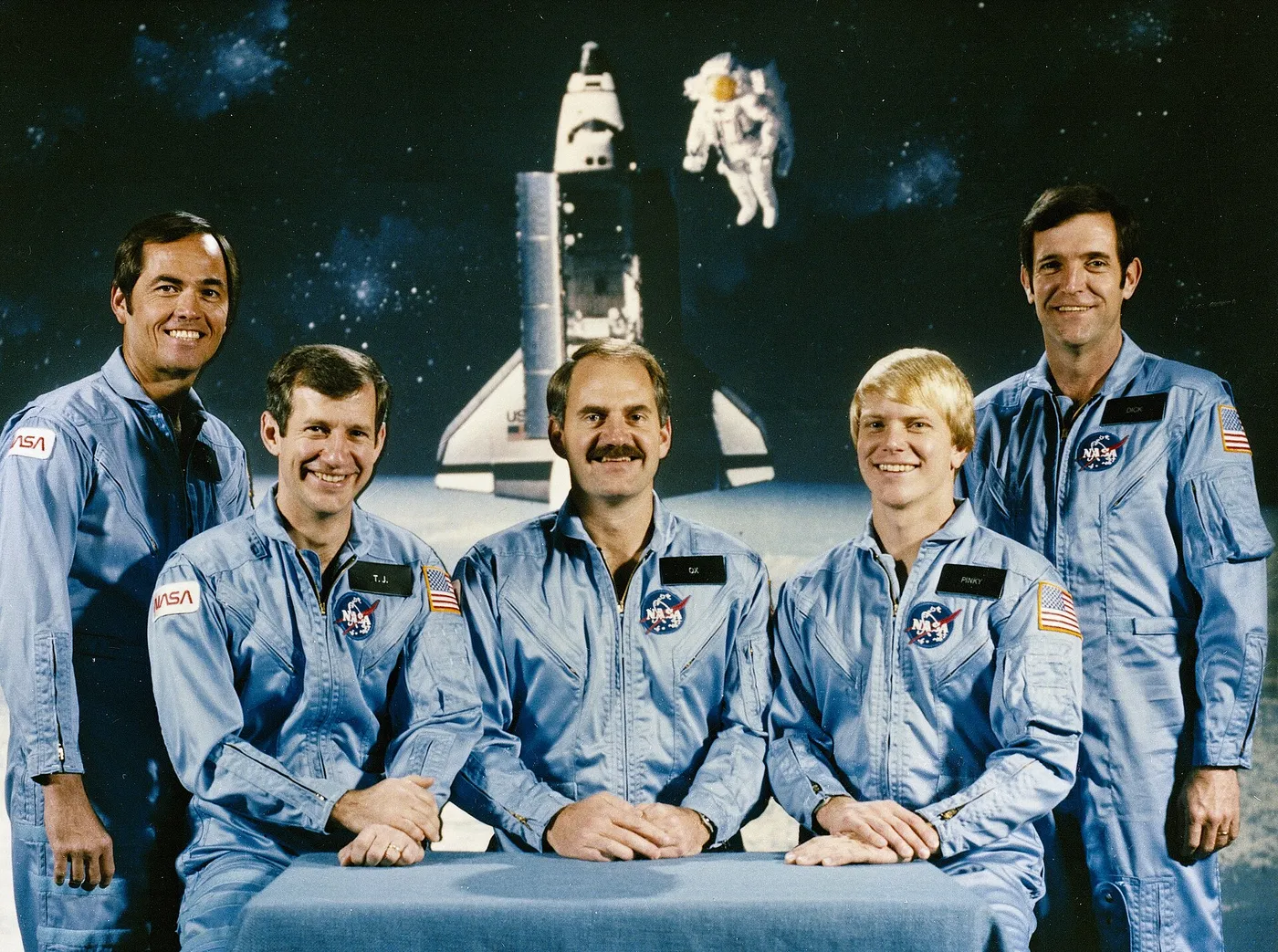 STS 41 C crew