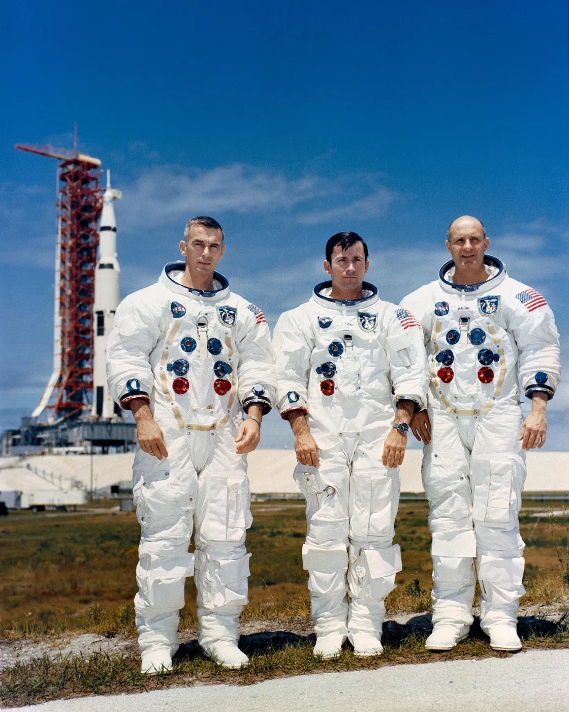 Apollo 10 crew - Cernan, Young, Stafford.