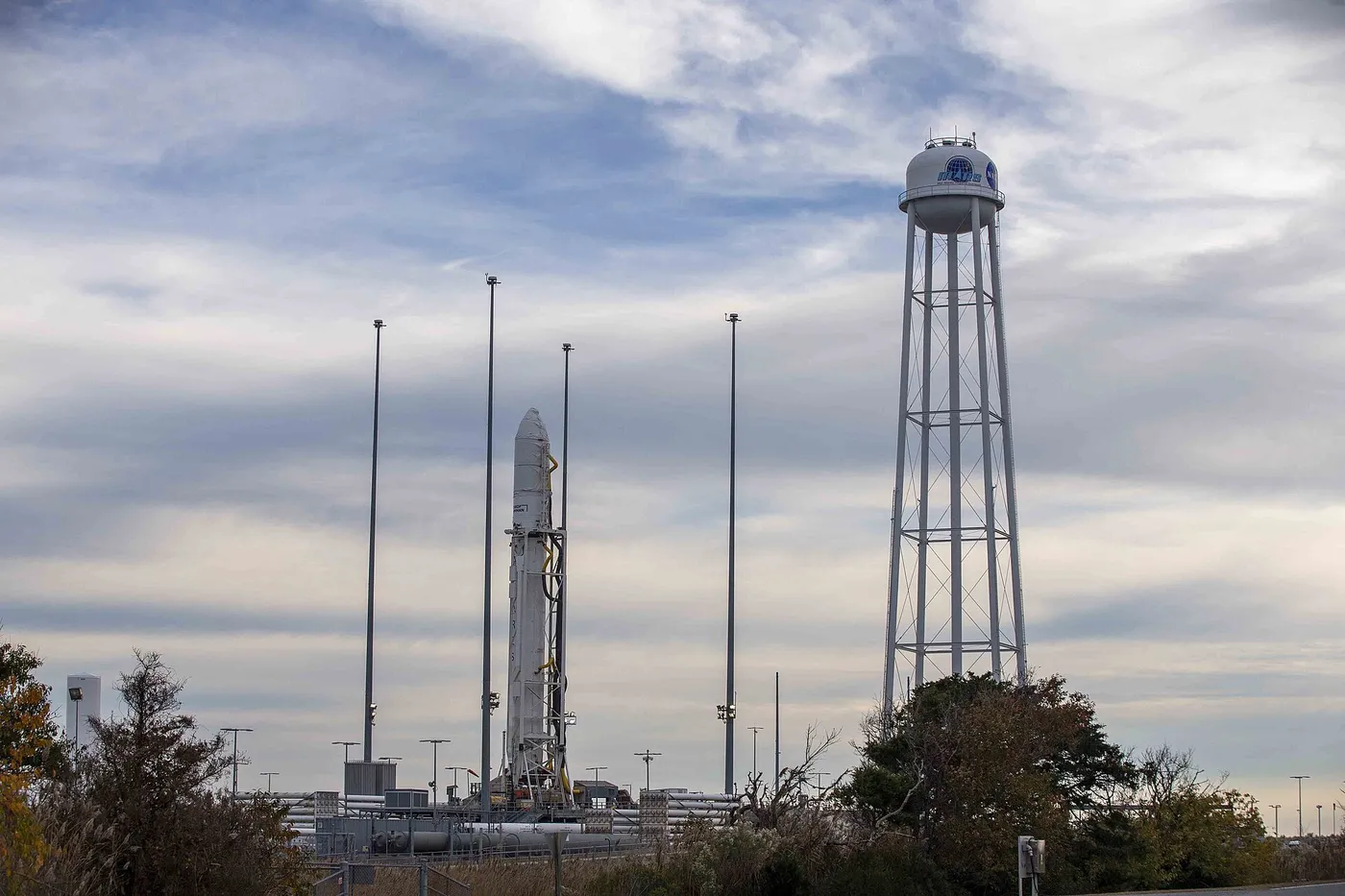 Antares CRS 18 Vehicle on the Pad