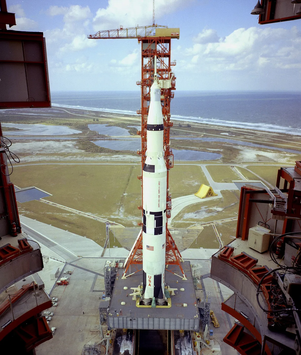 Saturn Apollo Program first test flight of Saturn V