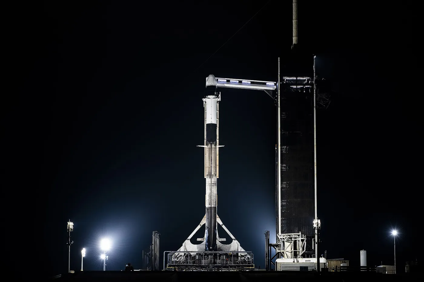NASA SpaceX CRS 27 Vertical at LC 39A