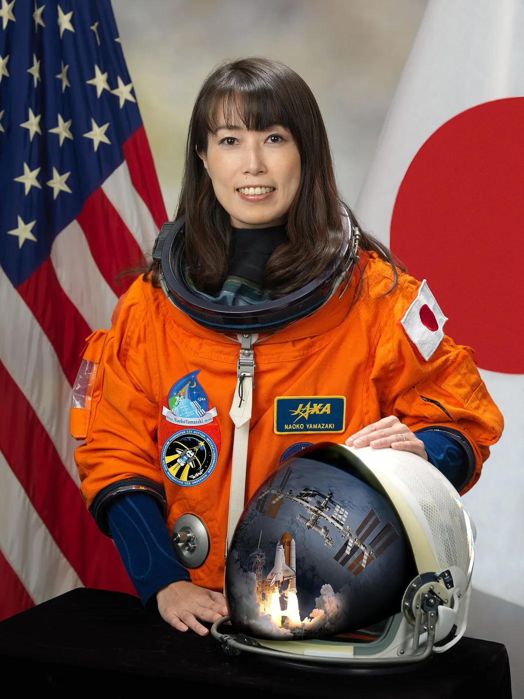 Japan Aerospace Exploration Agency (JAXA) astronaut Naoko Yamazaki, mission specialist