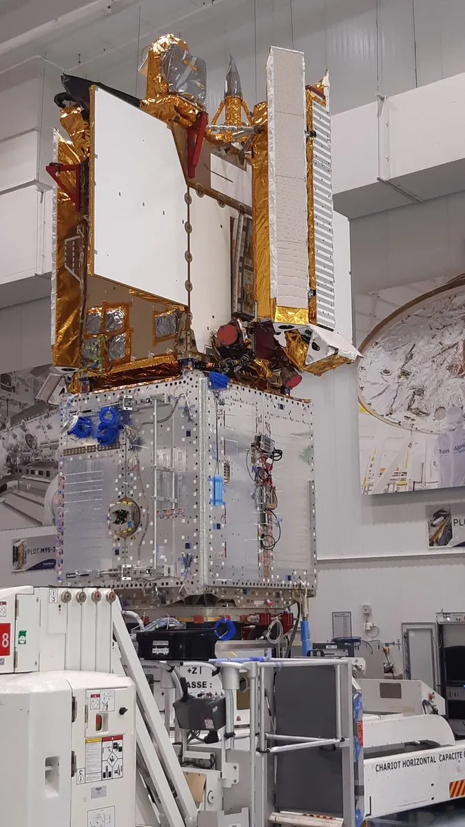 Mating of SWOT Payload in Cannes