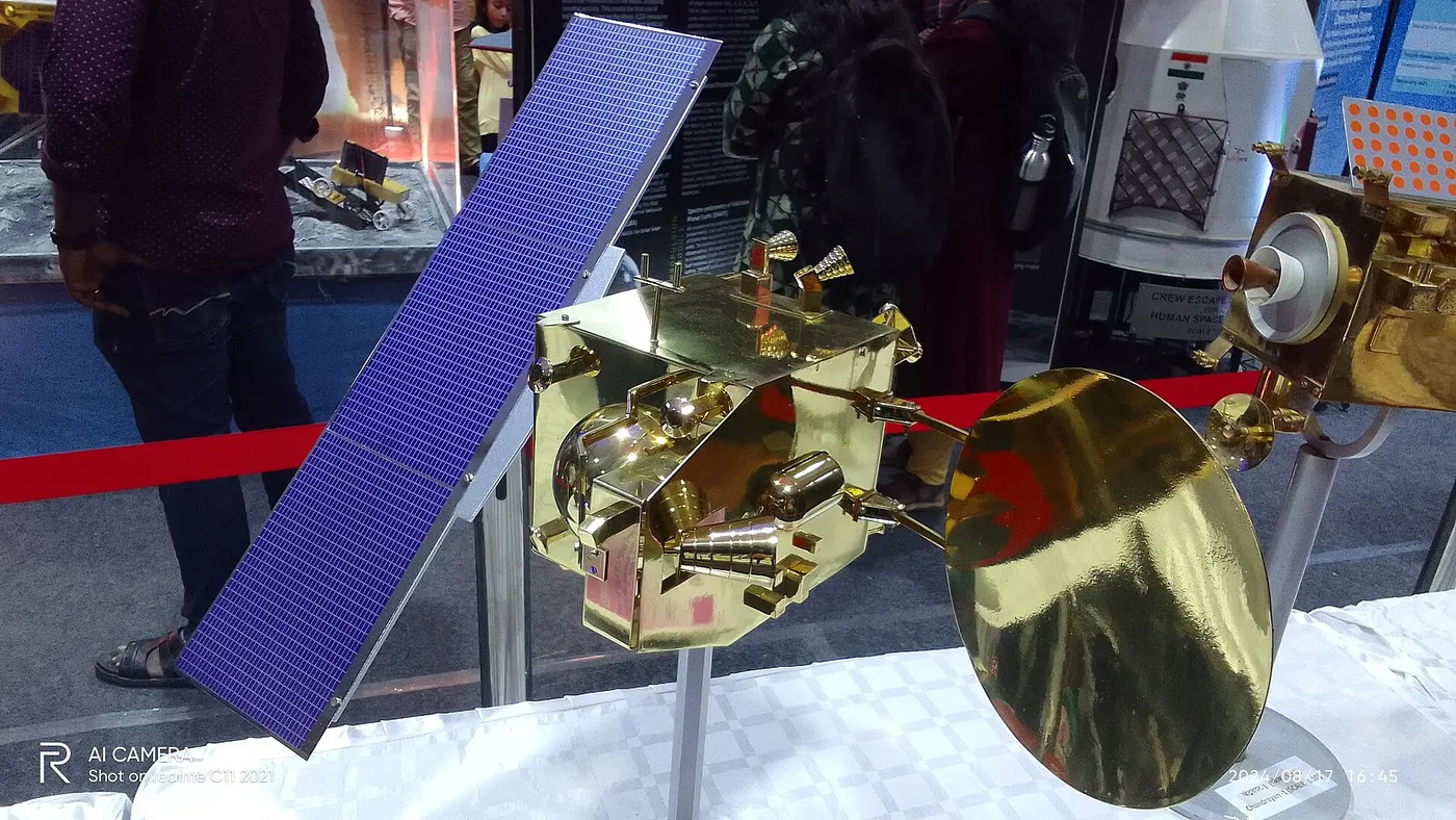 Model of Mangalyaan (front)