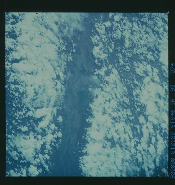 S46 93 074 Earth observations from the shuttle orbiter Atlantis during STS 46 DPLA 50a9106908fe31393fa2b89851df0406