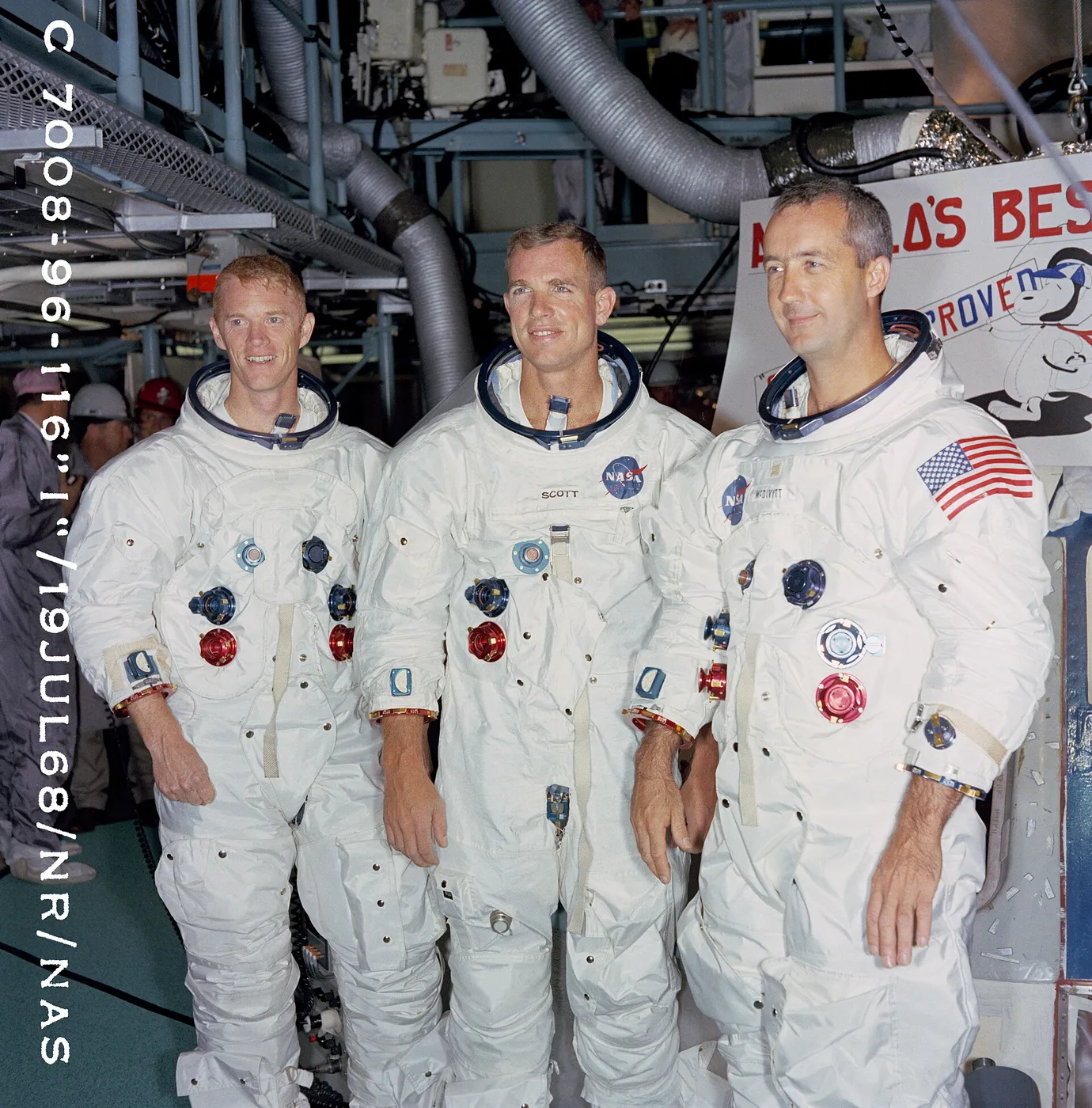 Apollo 9 Prime Crew Apollo Command Module 103 Post Test