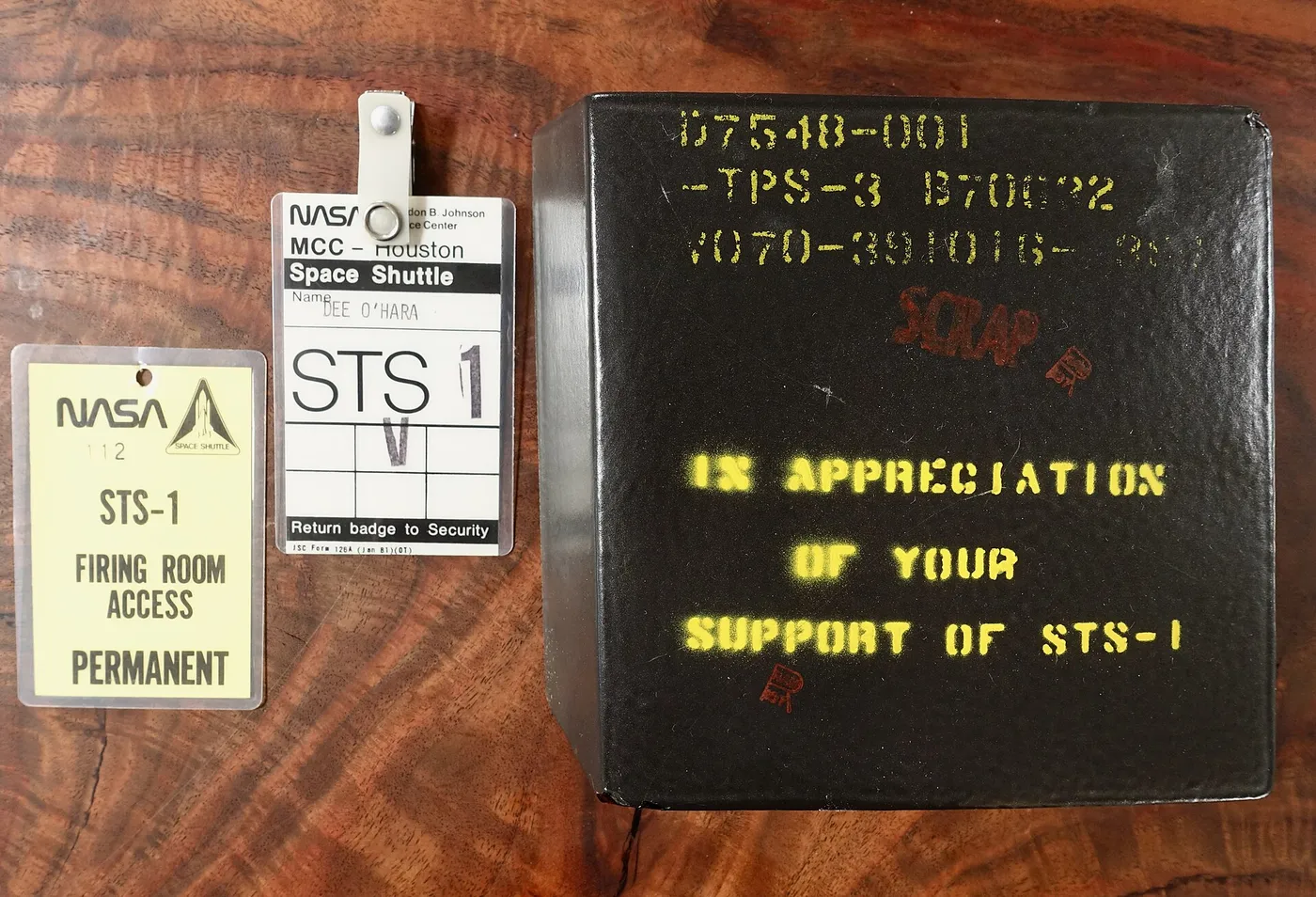 STS 1 Columbia Space Shuttle Tile