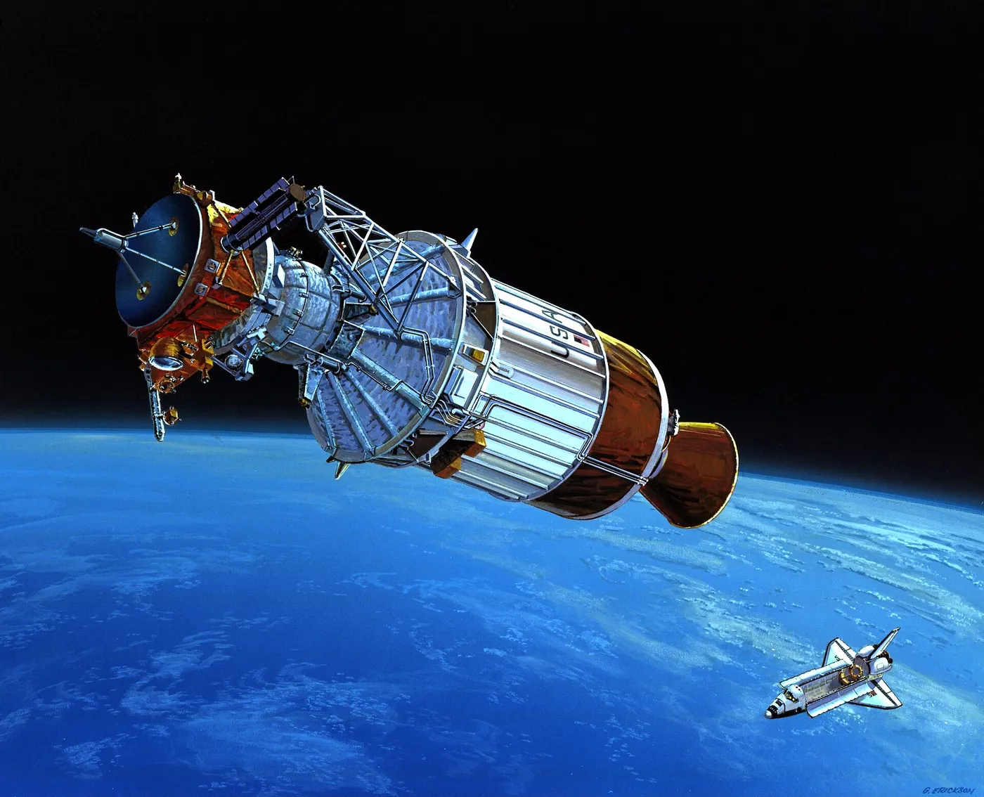 Artist picture Ulysses after deployment