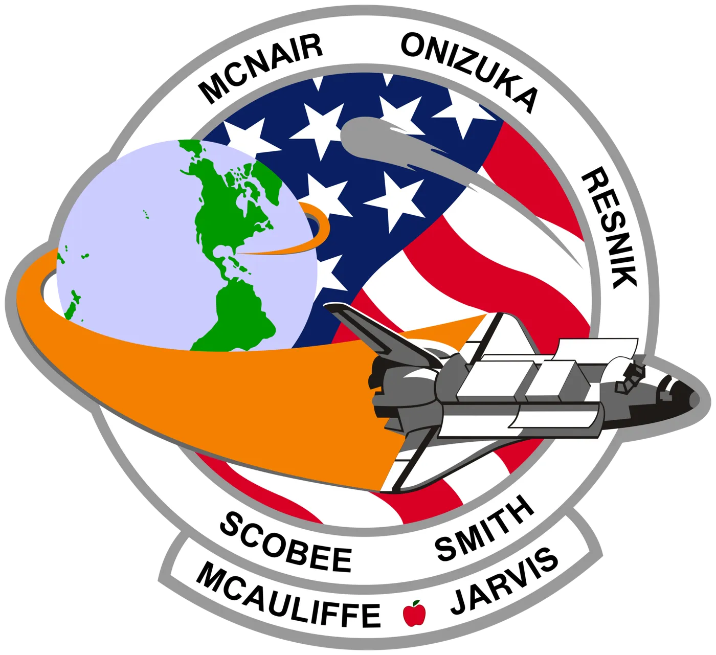 STS 51 L patch small
