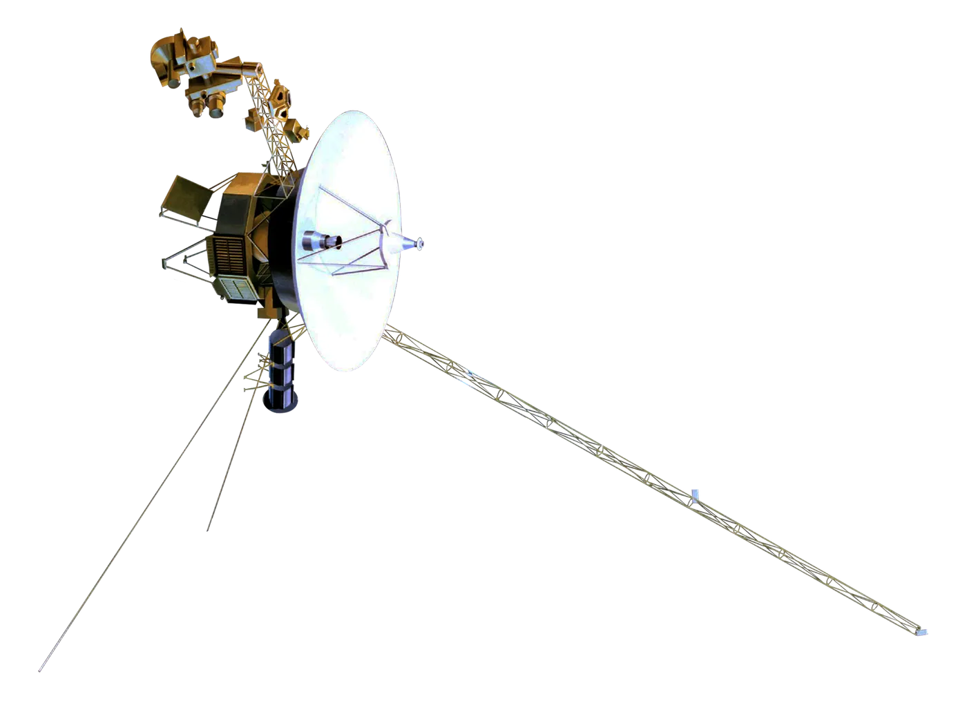 Engineering model of Voyager 1
