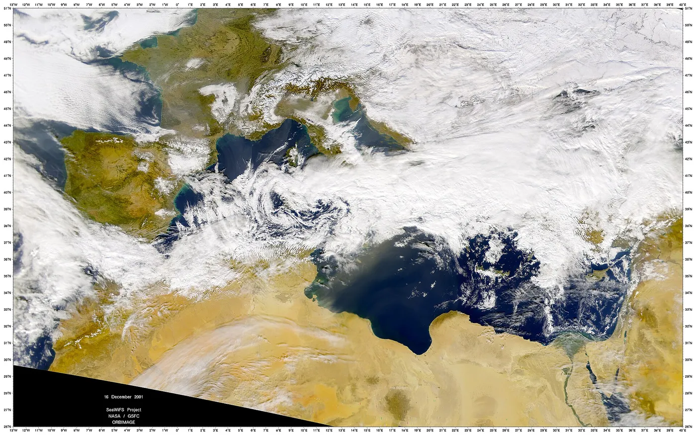 European winter storm dec 16 2001