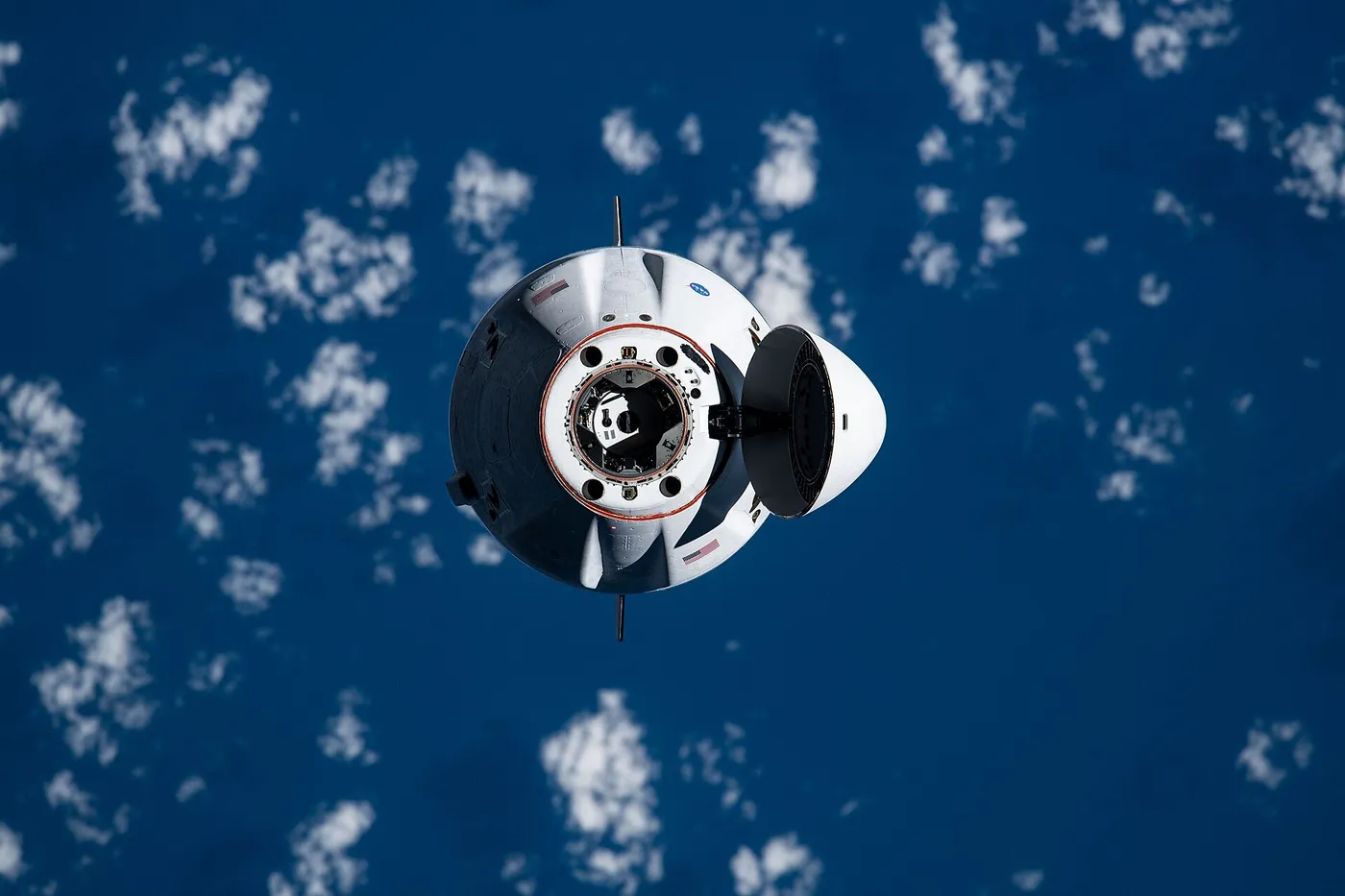 iss065e327831 (Aug. 30, 2021) --- The SpaceX Cargo Dragon vehicle approaches the International Space Station for an autonomous docking to the Harmony…