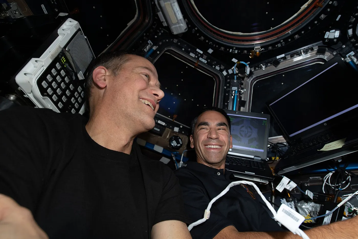 ISS 66 Flight Engineers Thomas Marshburn and Raja Chari
