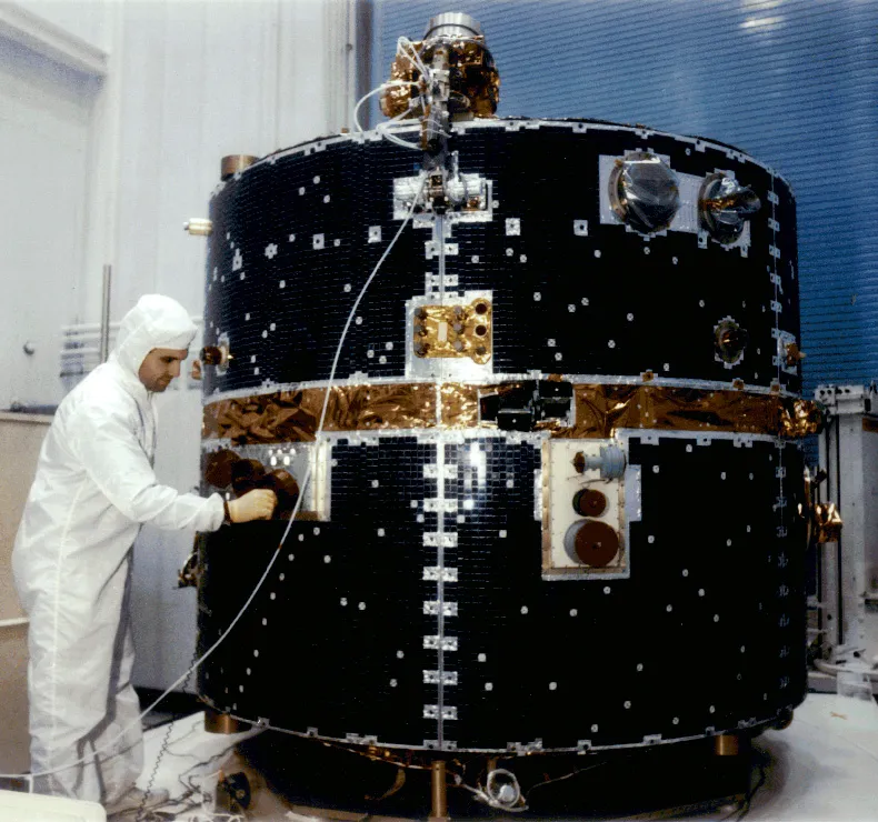 WIND Satellite in clean room