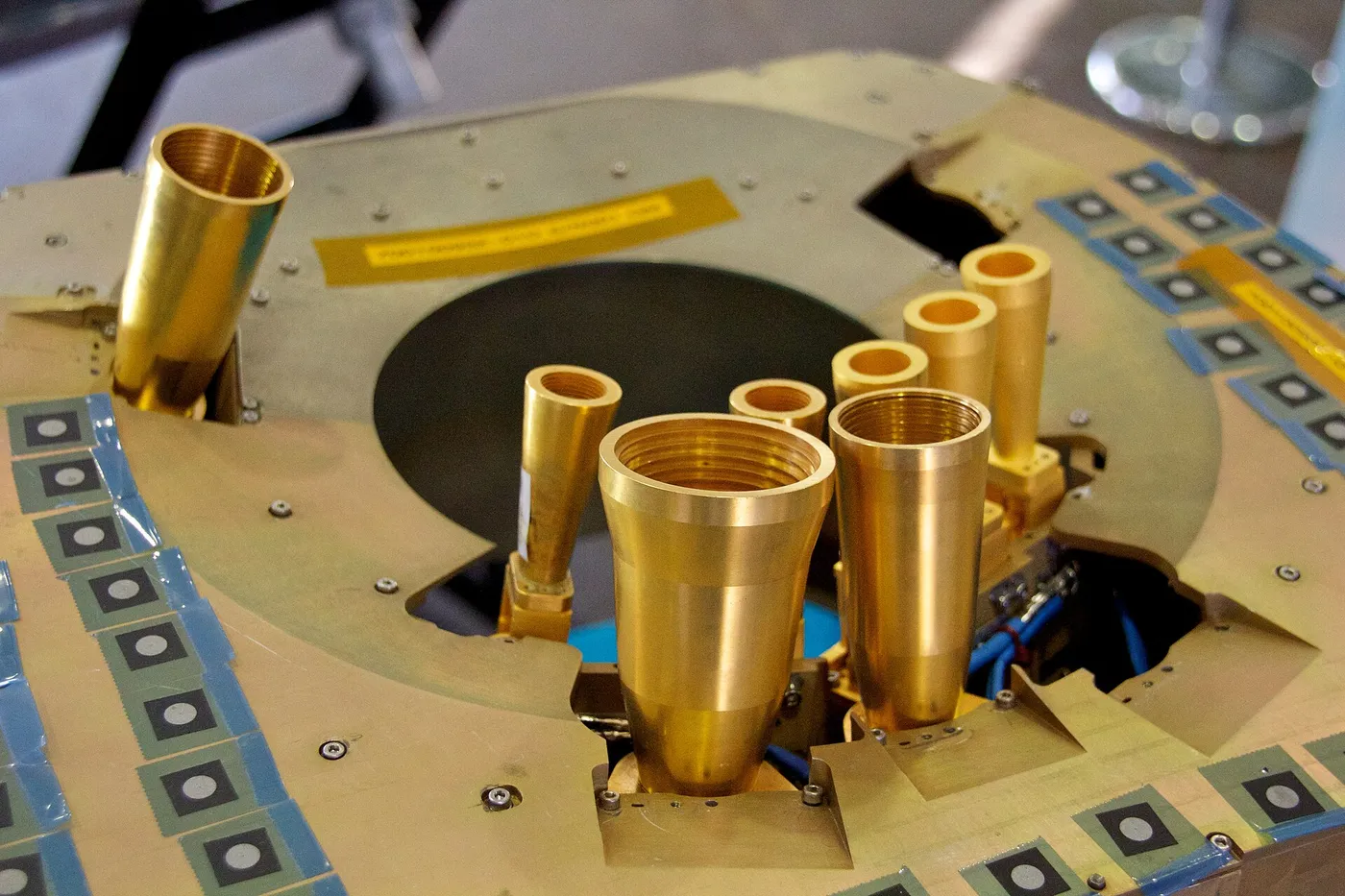 Planck LFI focal plane model.