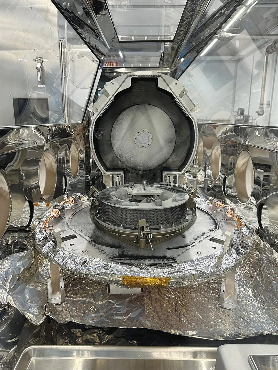 OSIRIS-REx capsule opened at Goddard Space Flight Center