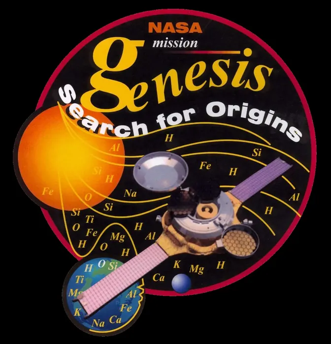 Official mission insignia of the Genesis mission.