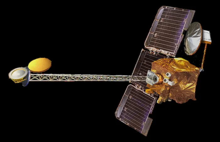 Mars Odyssey spacecraft model