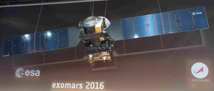 ExoMars Trace Gas Orbiter, seen at ESOC in Darmstadt, Germany