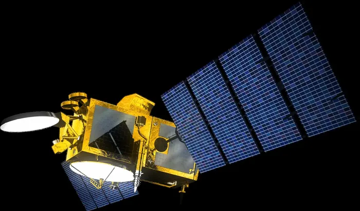 Image of the OSTM Jason 2 spacecraft with transparent background.