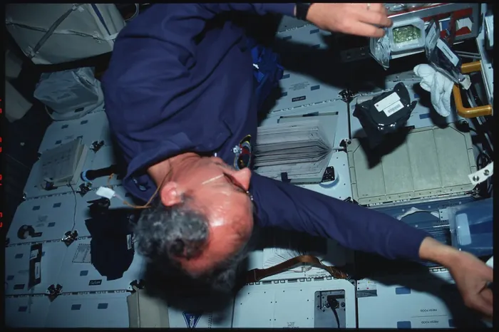 S45 05 014 Mission Commander Bolden and Payload Specialist Frimout DPLA 11d1a97d4d9b048d7527b8815bd9839f