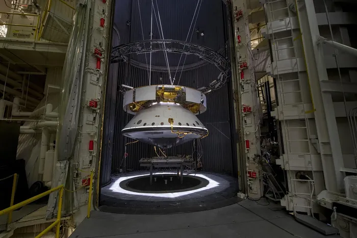 The Mars 2020 spacecraft readies for testing