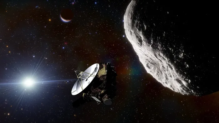 Artist's impression of New Horizons in flight