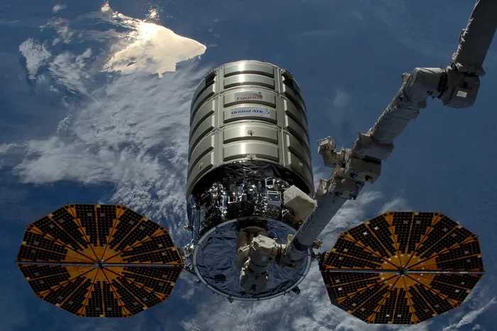 ISS 47 Cygnus OA 6 Released From Space Station
