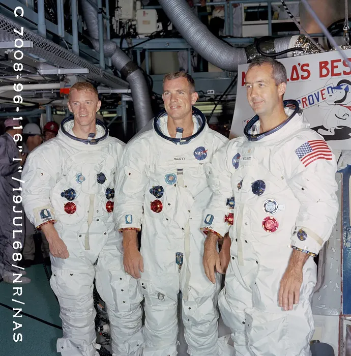 Apollo 9 Prime Crew Apollo Command Module 103 Post Test