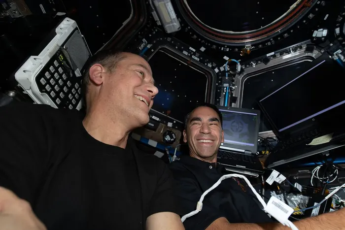 ISS 66 Flight Engineers Thomas Marshburn and Raja Chari