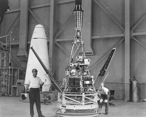 RANGER I satellite for use at the Parade of Progress show at the Public Hall Cleveland Ohio.