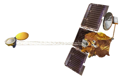 Mars Odyssey spacecraft model