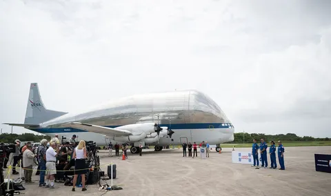 NASA’s SpaceX Crew 7 Crew Arrival for Prelaunch Activities