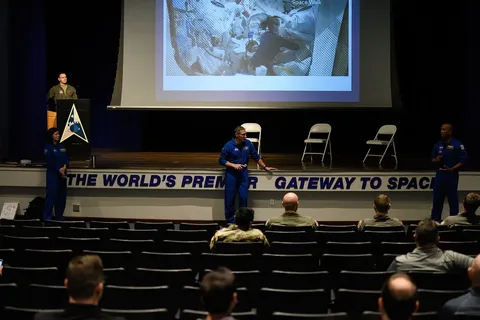 Crew 1 Astronauts visit Patrick Space Force Base and Cape Canaveral Space Force Station