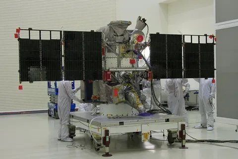DSCOVR in Astrotech's payload processing facility, Titusville