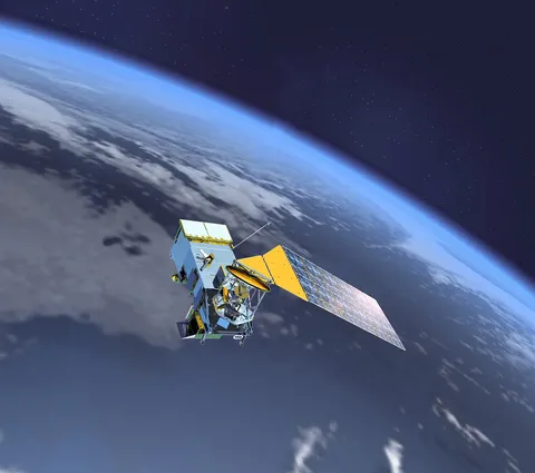 Artist's conception of NPOESS, NOAA Polar-orbiting Operational Environmental Satelllite System, the next generation of low earth orbiting…