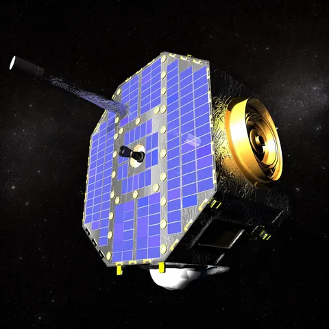 Artist's concept of the Interstellar Boundary Explorer (IBEX) spacecraft