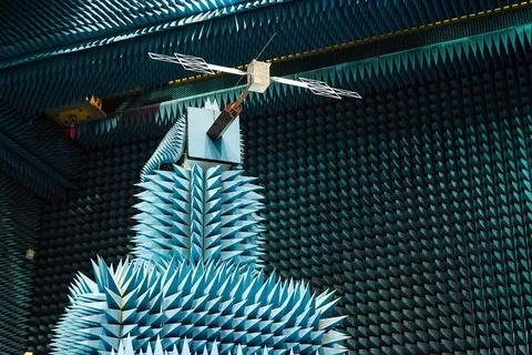 Testing Juice's RIME antenna in the Hertz facility ESA24856935