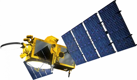 Image of the OSTM Jason 2 spacecraft with transparent background.