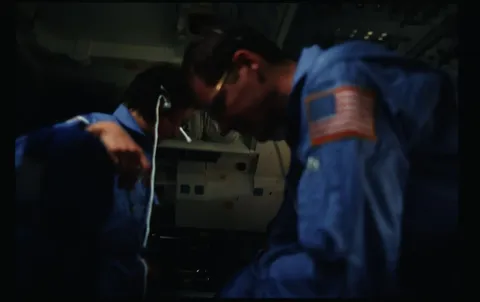 61B 18 019 STS 61B STS 61B post landing crew activities DPLA e230e3b44e81a4c5afcbe13b83d57a6a