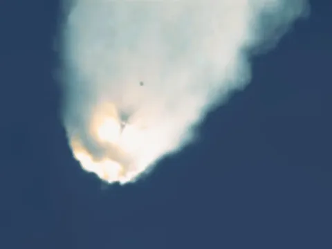 SpaceX rocket explodes two minutes, nineteen seconds after launch from Cape Canaveral Air Station, Florida